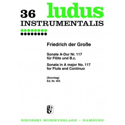  Friedrich Der Grosse - Sonate A-dur Nr 117