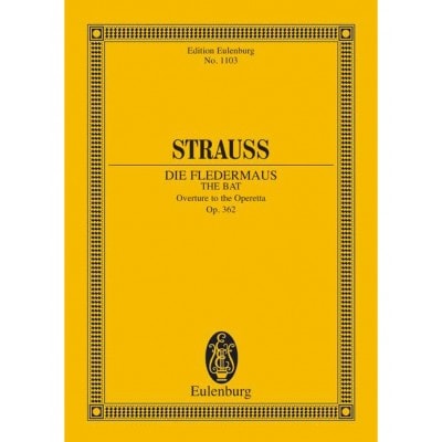 STRAUß - LA CHAUVRE-SOURIS OP. 362 - ORCHESTRE