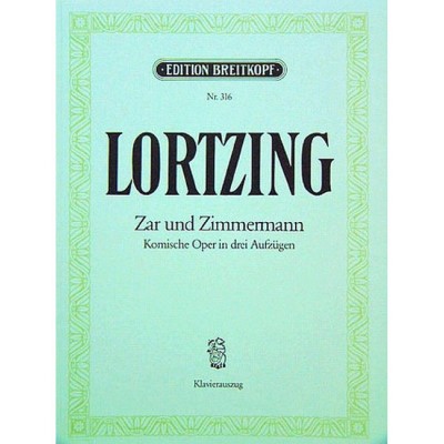 LORTZING ALBERT - ZAR UND ZIMMERMANN - PIANO