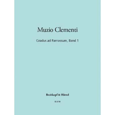 EDITION BREITKOPF CLEMENTI - GRADUS AD PARNASSUM, BAND 1 - PIANO