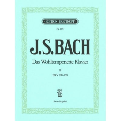  Bach Johann Sebastian - Das Wohltemperierte Klavier Ii - Piano
