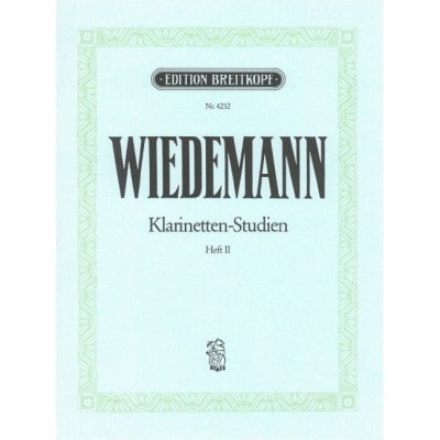 WIEDEMANN LUDWIG - KLARINETTEN-STUDIEN, BAND II - CLARINET