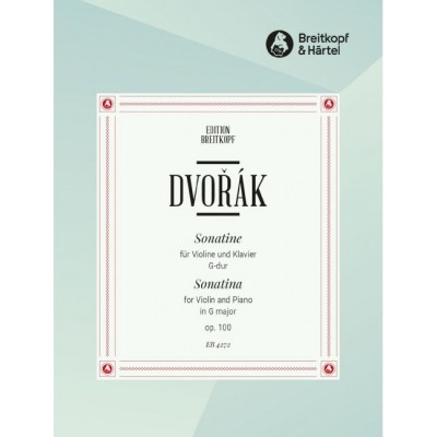 DVORÁK - SONATINE G-DUR OP. 100 OP. 100 - VIOLON ET PIANO