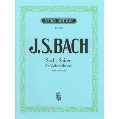  Bach Johann Sebastian - Sechs Suiten Bwv 1007-1012 - Cello