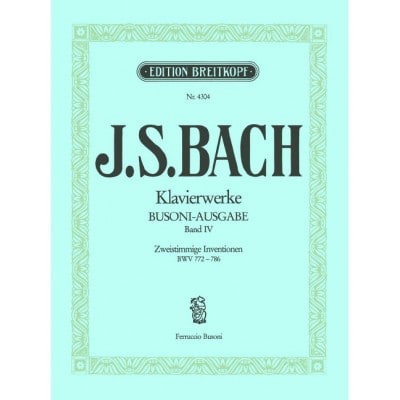  Bach J.s. - Zweistimmige Inventionen - Piano