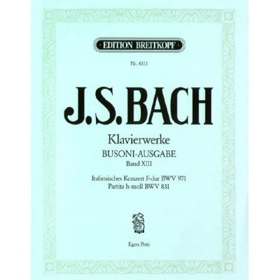  Bach Johann Sebastian - Italienisches Konzert, Partita - Piano