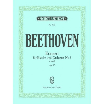 BEETHOVEN LUDWIG VAN - KLAVIERKONZERT NR.3 C-MOLL OP.37 - 2 PIANO