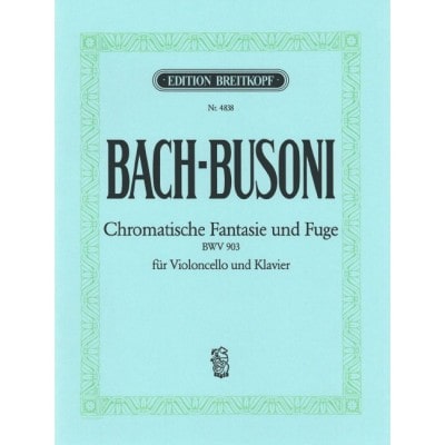  Bach J.s. - Chromatische Fantasie Und Fuge - Piano