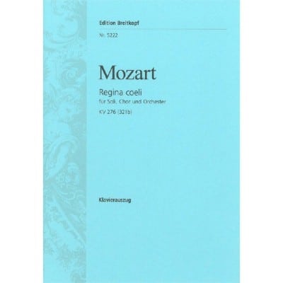 MOZART - REGINA COELI IN C-DUR KV 276 (321B) KV 276 (321B)