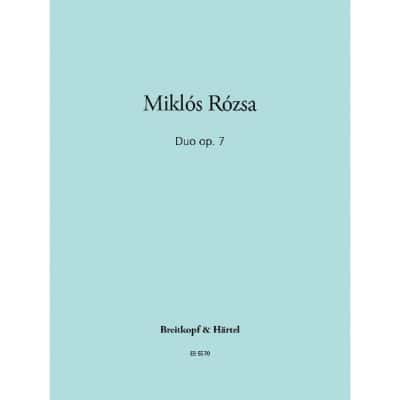  Rozsa Miklos - Duo Op. 7 - Violin, Piano