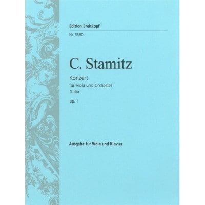  Stamitz C. - Violakonzert D-dur - Alto, Piano