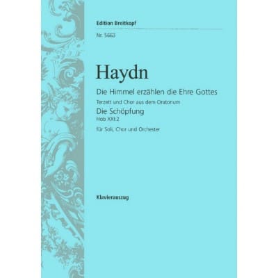  Haydn J. - Die Himmel Erzahlen Die Ehre - Chant, Choeur, Piano