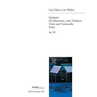 WEBER C.M.V. - QUINTETT B-DUR OP. 34