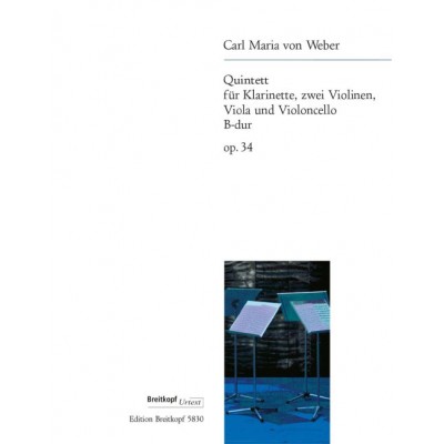 WEBER C.M.V. - QUINTETT B-DUR OP. 34