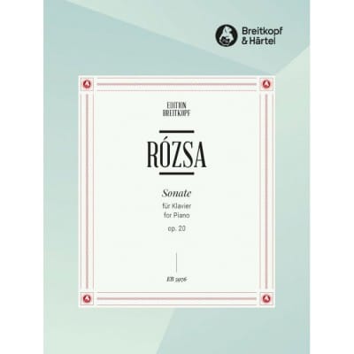 Rozsa Miklos - Sonate Op. 20 - Piano