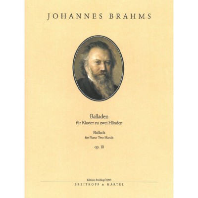 EDITION BREITKOPF Brahms - Ballads Op. 10 - Piano