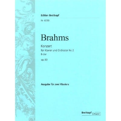  Brahms Johannes - Konzert Fr Klavier Und Orchester In B-dur Op.83 - 2 Pianos