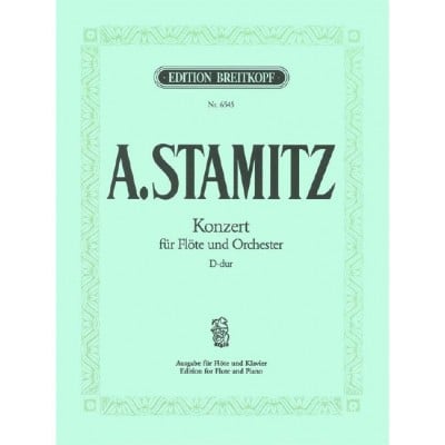  Stamitz Anton - Flotenkonzert D-dur - Flute, Orchestra