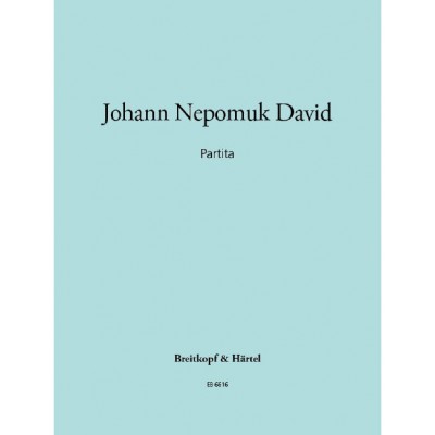DAVID JOHANN NEPOMUK - PARTITA - ORGAN