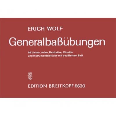 EDITION BREITKOPF GENERALBASS-ÜBUNGEN