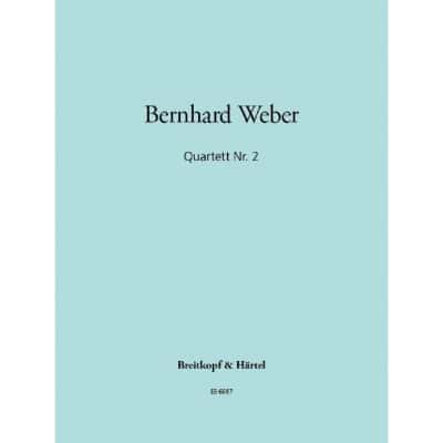  Weber B. - Quartett Nr. 2 - 4 Cors