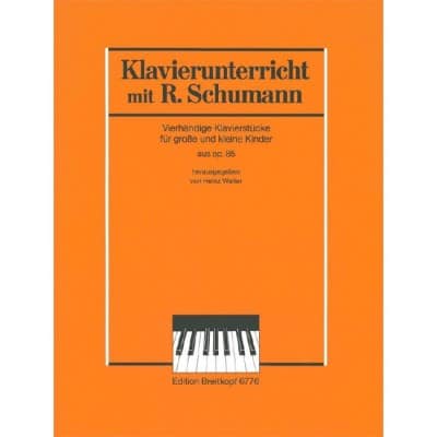SCHUMANN - PIANO DUETS FOR SMALL AND BIG CHILDREN FROM OP. 85 - PIANO (4 HETS)