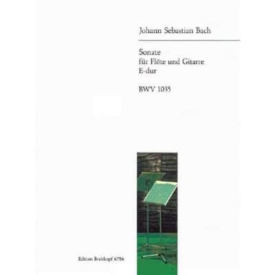BACH JOHANN SEBASTIAN - SONATA III E-DUR BWV 1035 - FLUTE, GUITAR