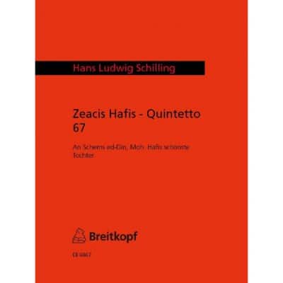 EDITION BREITKOPF ZEACIS HAFIS - QUINTETTO 67
