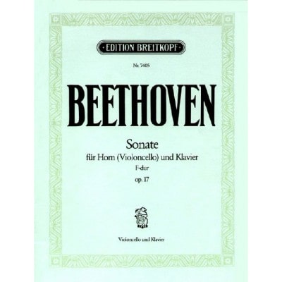 BEETHOVEN L.V. - SONATE F-DUR OP. 17