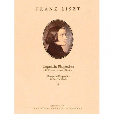 EDITION BREITKOPF LISZT FRANZ - UNGARISCHE RHAPSODIEN NR. 8-13 - PIANO
