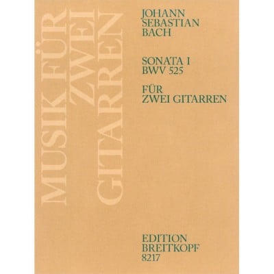 BACH JOHANN SEBASTIAN - SONATA I BWV 525 - 2 GUITAR