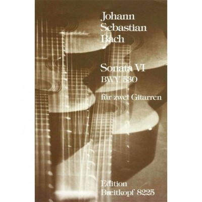 BACH JOHANN SEBASTIAN - SONATA VI BWV 530 - 2 GUITAR
