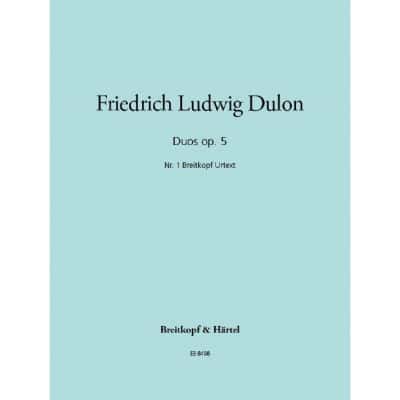 DULON FRIEDRICH LUDWIG - DUO OP. 5/1 - 2 FLUTE