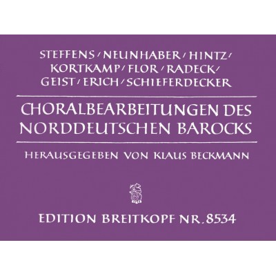 CHORALBEARB. DES NORDD. BAROCK - ORGAN