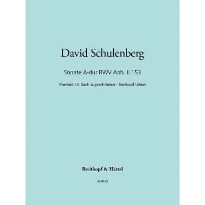 SONATE A-DUR BWV ANH. 153 - VIOLIN, BASSO CONTINUO