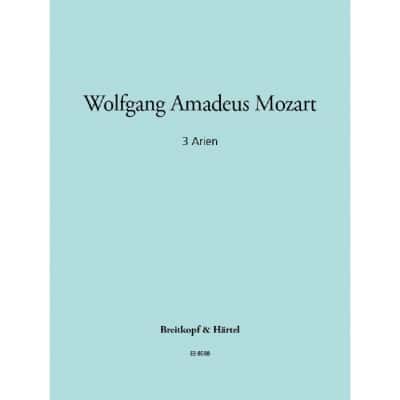  Mozart Wolfgang Amadeus - Drei Arien - Voice, Guitar