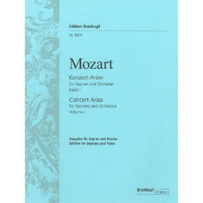 MOZART W.A. - KONZERTARIEN FUR SOPRAN BD.I