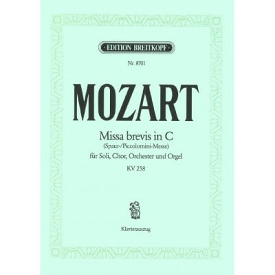  Mozart Wolfgang Amadeus - Missa In C Kv 258 (spaur) - Piano