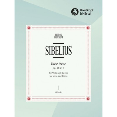 SIBELIUS - VALSE TRISTE OP. 44/1 - BEARBEITUNGEN - ALTO ET PIANO