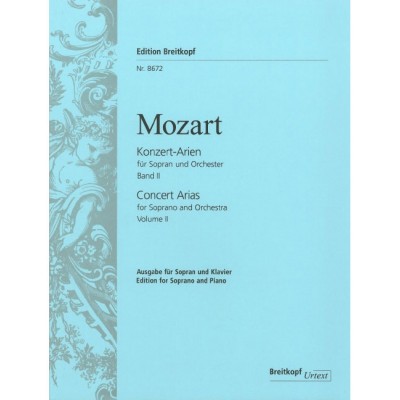 Mozart - Complete Concert Arias For Soprano - Soprano et Piano