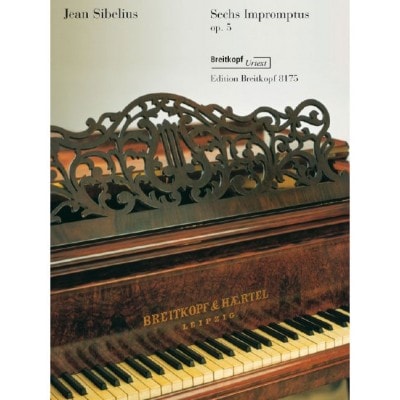  Sibelius Jean - Sechs Impromptus Op. 5 - Piano