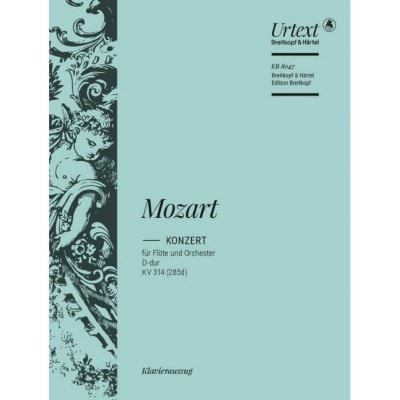 MOZART WOLFGANG AMADEUS - KONZERT FUR FLOTE UND ORCHESTER NR. 2 D-DUR KV 314 - FLUTE-SOLO AN PIANO