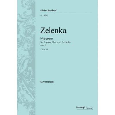 ZELENKA - MISERERE IN C MINOR ZWV 57 ZWV 57