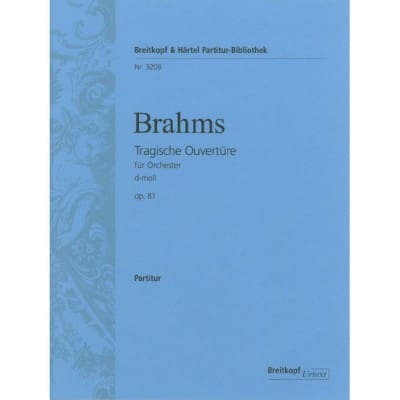  Brahms Johannes - Tragische Ouverture Op. 81 - Orchestra