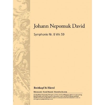 DAVID - SYMPHONIE NR. 8 WK 59 WK 59