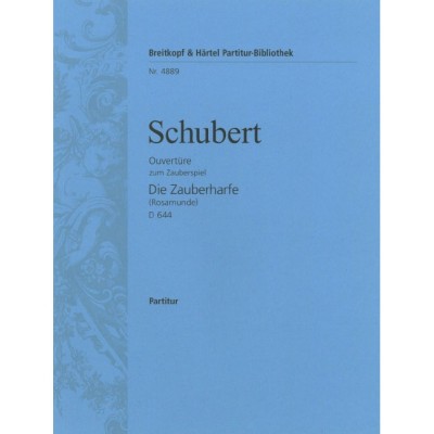 SCHUBERT F. - ZAUBERHARFE D 644. OUVERTURE