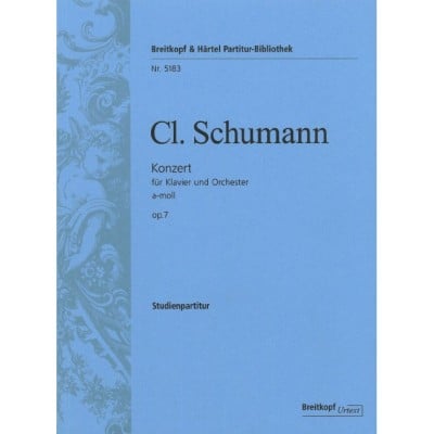 SCHUMANN - PIANO CONCERTO IN A MINOR OP. 7 - PIANO ET ORCHESTRE