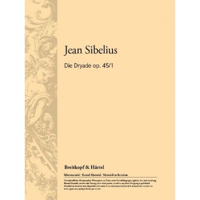 SIBELIUS - DIE DRYADE OP. 45/1