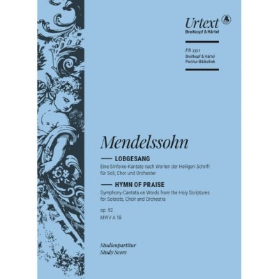  Mendelssohn-bartholdy F. - Lobgesang Op. 52 B-dur - Study Score