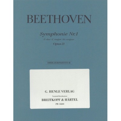 BEETHOVEN LUDWIG VAN - SYMPHONIE NR. 1 C-DUR OP. 21 - ORCHESTRA